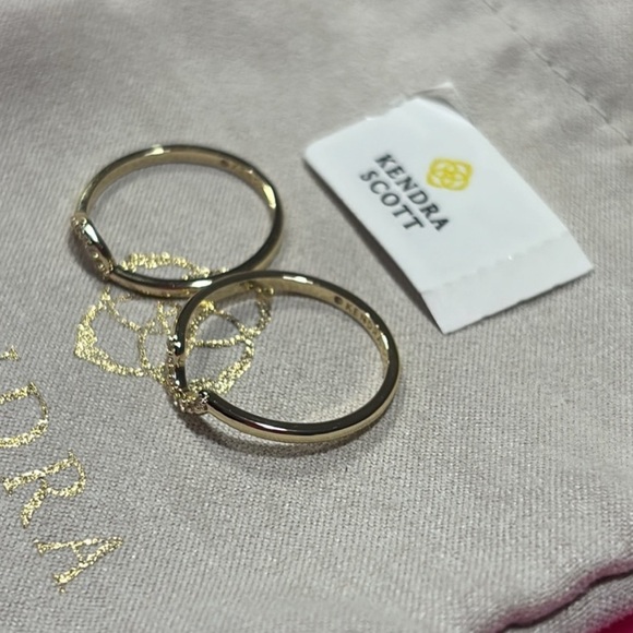 ✨FINAL HR TO BUY✨ NWT Kendra Scott Emilie Ring Kendra Scott Rings Gold Size 9 - Picture 4 of 9